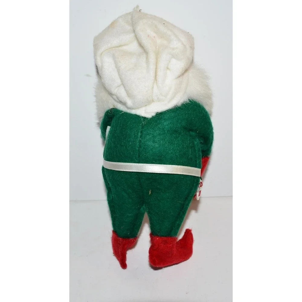 Vtg 1992 Santa's Best Chef  Chubby Plush Santakins Christmas Decor